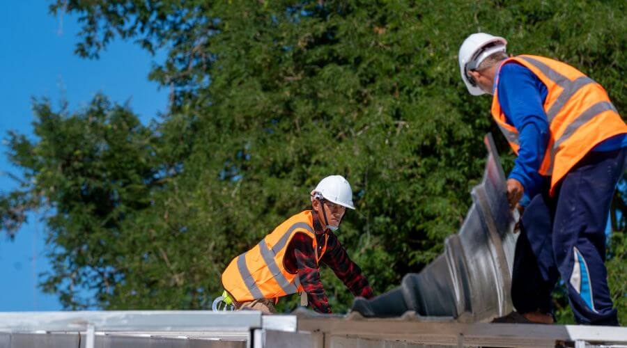 Roof maintenance in Douds, IA